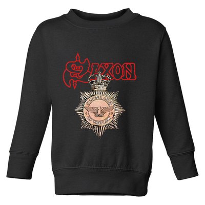 S.A.X.O.N Strong Arm Of The Law Toddler Sweatshirt