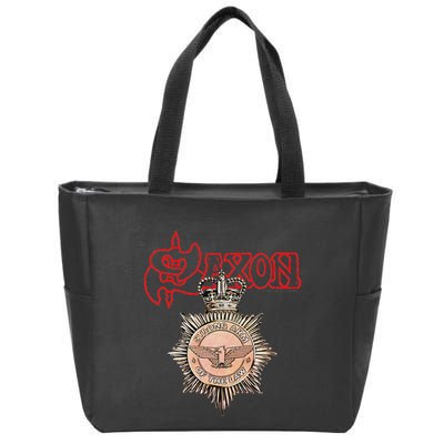 S.A.X.O.N Strong Arm Of The Law Zip Tote Bag