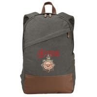 S.A.X.O.N Strong Arm Of The Law Cotton Canvas Backpack