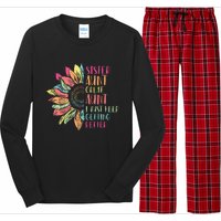 Sunflower Sister Aunt Great Aunt I Just Keep Getting Better Long Sleeve Pajama Set