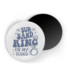 Sun Sand And A Dring In My Hand Magnet