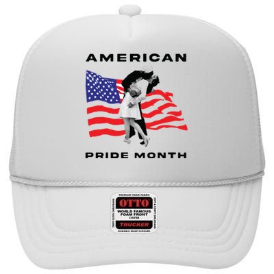 Sean Strickland American Pride Month Funny Meme Mma High Crown Mesh Back Trucker Hat