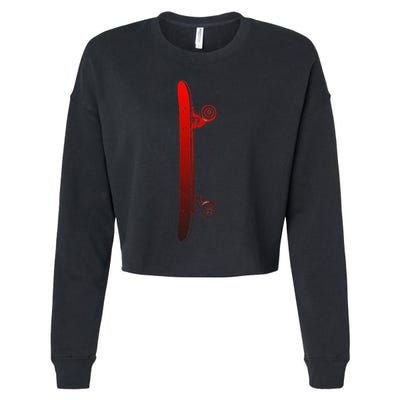 Skateboarding Skateboard Apparel Skateboarder Skateboard Cropped Pullover Crew