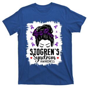 Sjogrens Syndrome Awareness World Month Bleached Mom Funny Gift T-Shirt