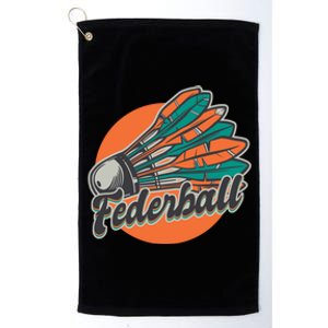 Shuttlecock Sport Accessories Badminton Retro S Badminton Gift Platinum Collection Golf Towel