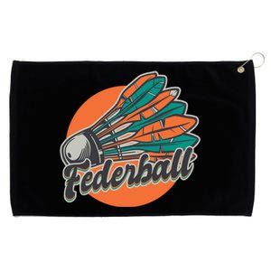 Shuttlecock Sport Accessories Badminton Retro S Badminton Gift Grommeted Golf Towel