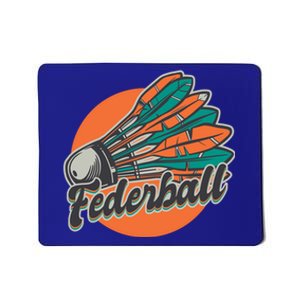 Shuttlecock Sport Accessories Badminton Retro S Badminton Gift Mousepad