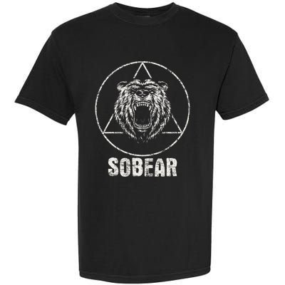 Sobear Sobriety Anniversary Sober Garment-Dyed Heavyweight T-Shirt