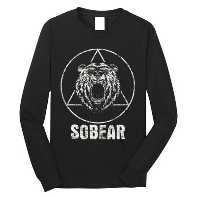 Sobear Sobriety Anniversary Sober Long Sleeve Shirt