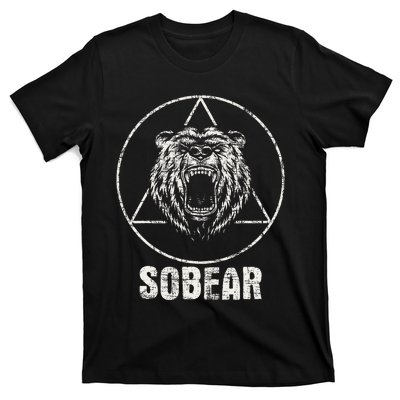 Sobear Sobriety Anniversary Sober T-Shirt