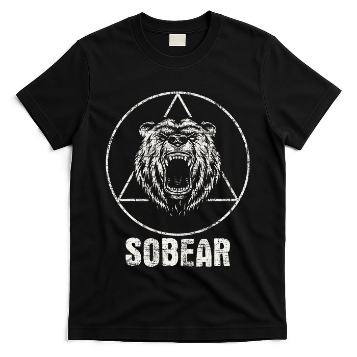 Sobear Sobriety Anniversary Sober T-Shirt