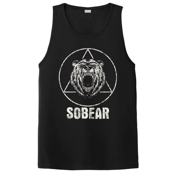 Sobear Sobriety Anniversary Sober PosiCharge Competitor Tank