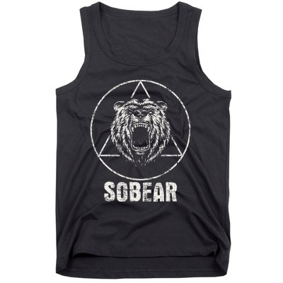 Sobear Sobriety Anniversary Sober Tank Top