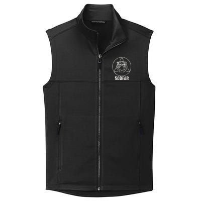 Sobear Sobriety Anniversary Sober Collective Smooth Fleece Vest