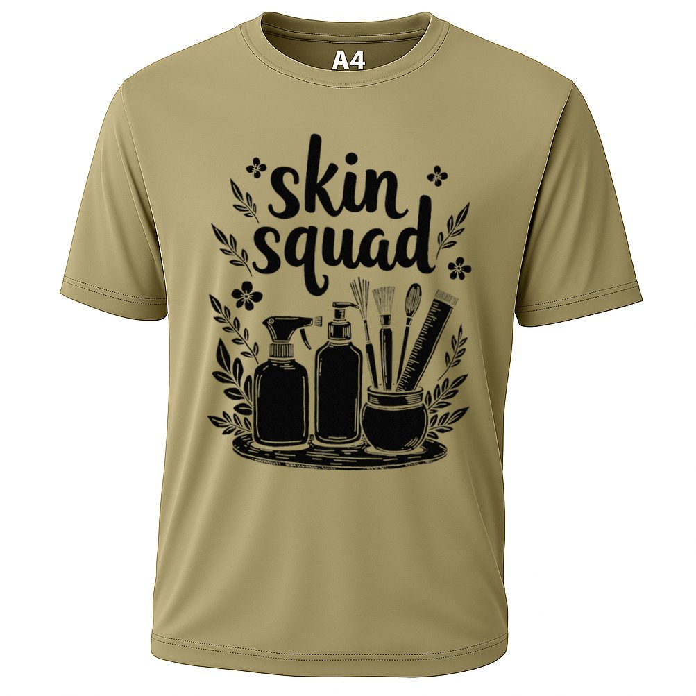 Skincare Squad Acne Treatment Skin Health Dermatologist Cooling Performance Crew T-Shirt