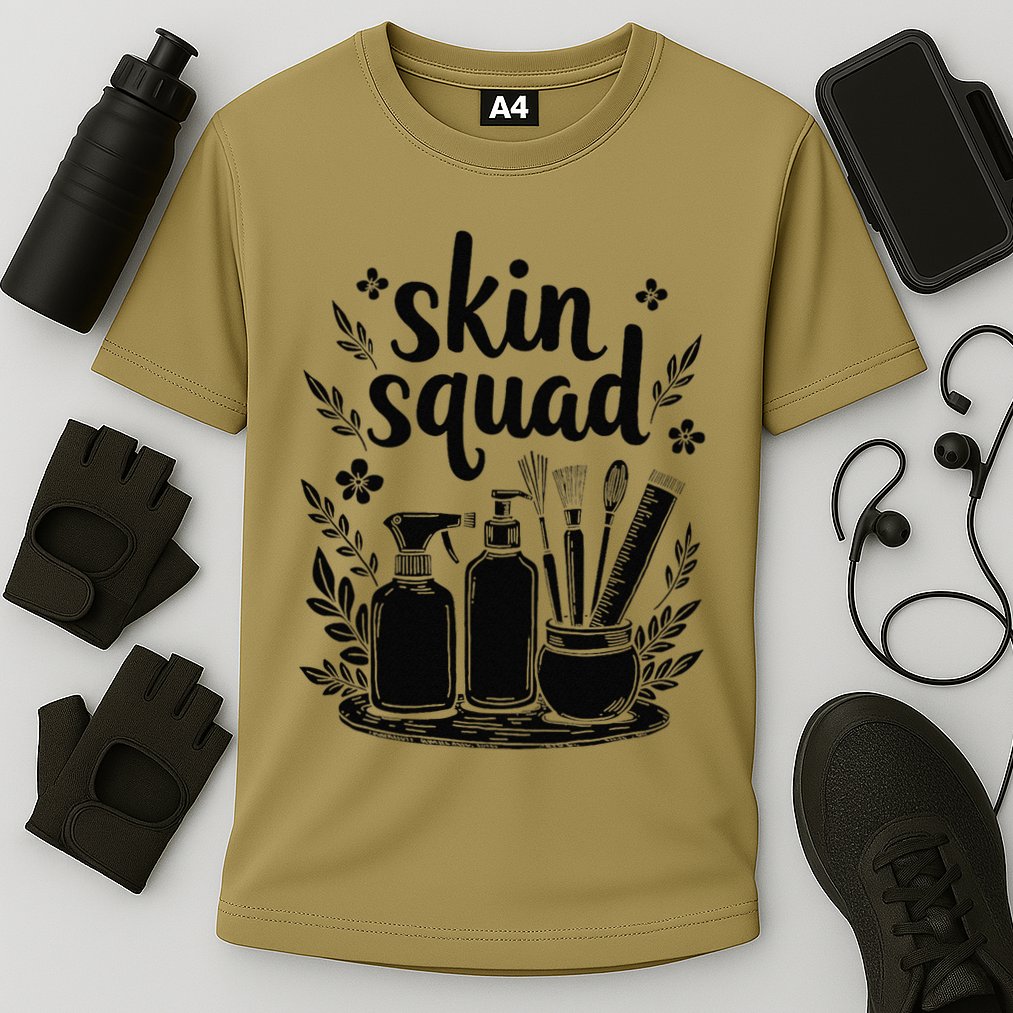 Skincare Squad Acne Treatment Skin Health Dermatologist Cooling Performance Crew T-Shirt