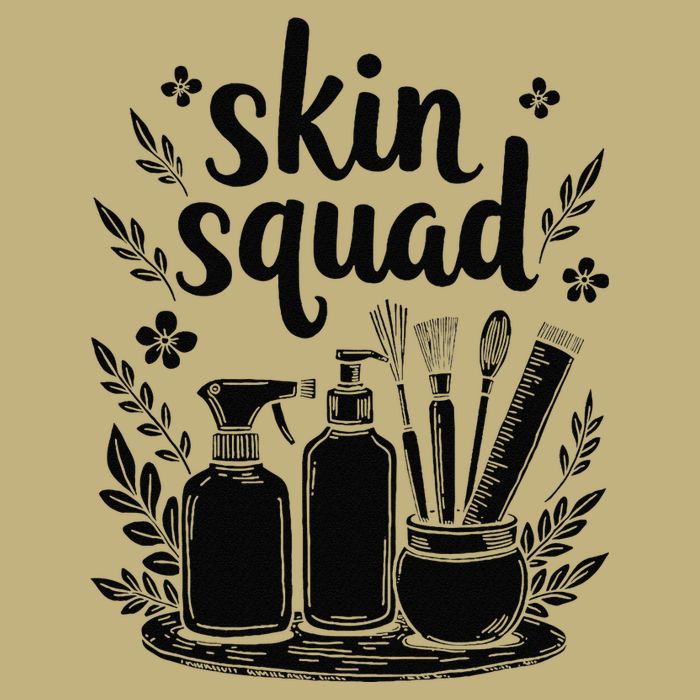 Skincare Squad Acne Treatment Skin Health Dermatologist Cooling Performance Crew T-Shirt