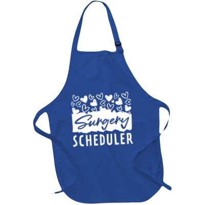 Surgery Scheduler Appreciation Heart Funny Gift Full-Length Apron With Pockets