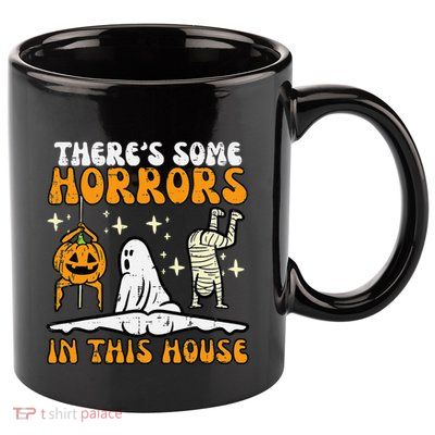 Spooky Surprises Await in This Funny Halloween House 11oz C Handle Ceramic Mug