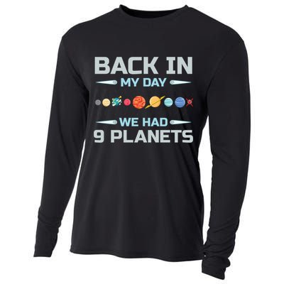 Solar System Astronaut Planets Spaceman Space Dwarf Cooling Performance Long Sleeve Crew