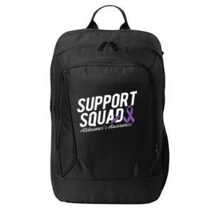 Support Squad Alzheimers Awareness City Backpack