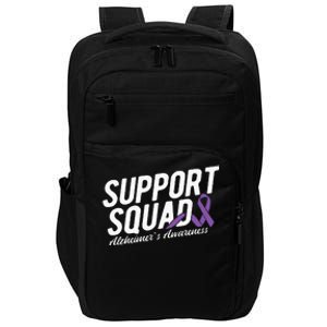 Support Squad Alzheimers Awareness Impact Tech Backpack