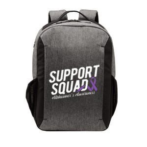 Support Squad Alzheimers Awareness Vector Backpack