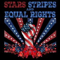 Stars Stripes And Equal Rights Patriotic Activist 16 in Basic Backpack