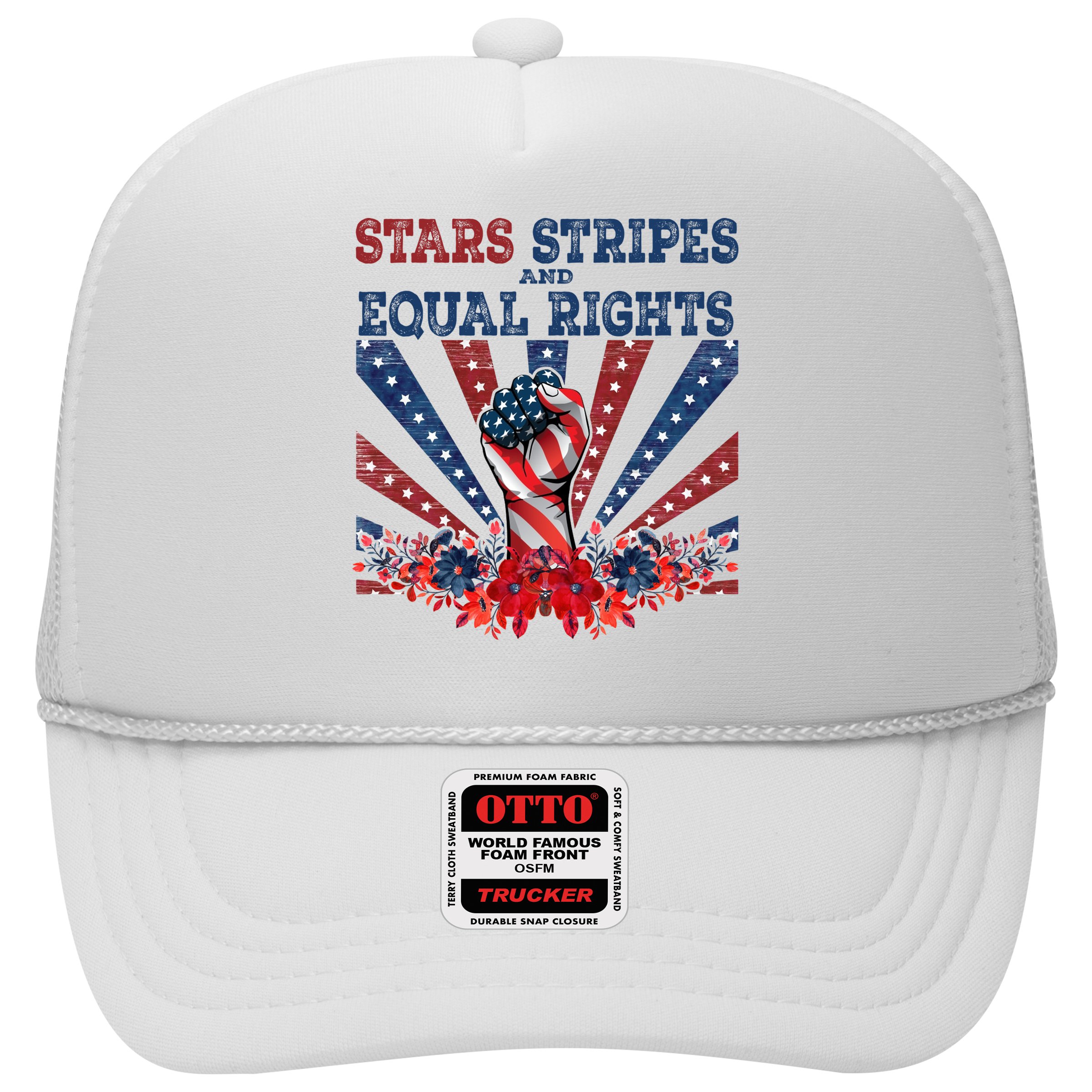 Stars Stripes And Equal Rights Patriotic Activist Hat