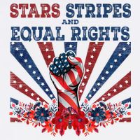 Stars Stripes And Equal Rights Patriotic Activist Kids T-Shirt