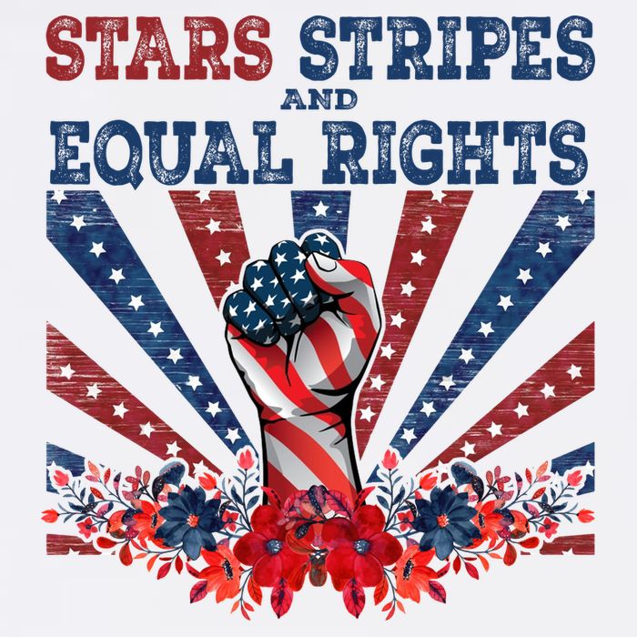 Stars Stripes And Equal Rights Patriotic Activist Kids T-Shirt
