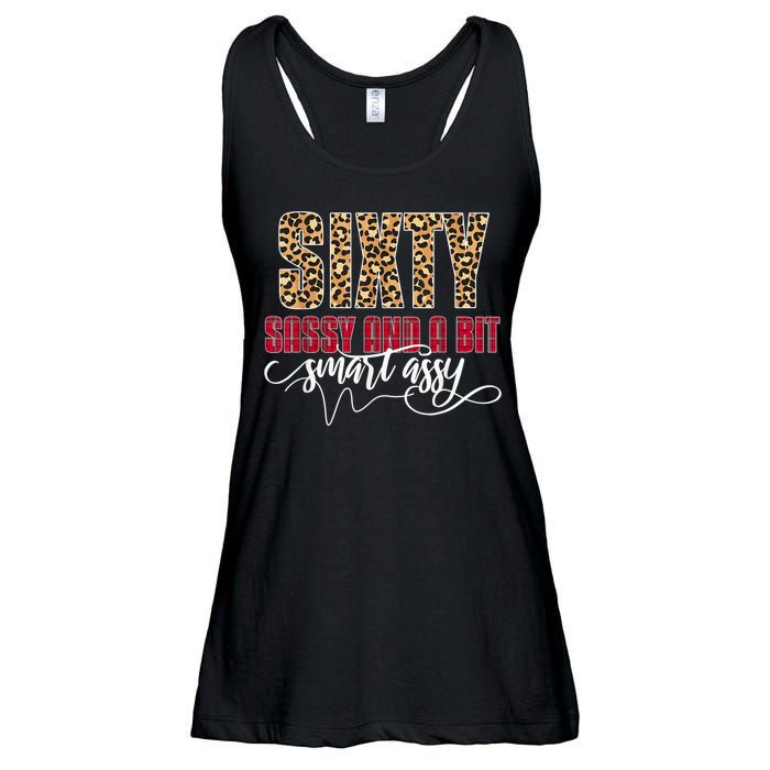Sixty Sassy And A Bit Smart Assy - Wo 60th Birthday Ladies Essential Flowy Tank