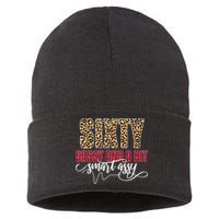 Sixty Sassy And A Bit Smart Assy - Wo 60th Birthday Sustainable Knit Beanie