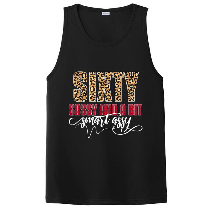 Sixty Sassy And A Bit Smart Assy - Wo 60th Birthday PosiCharge Competitor Tank