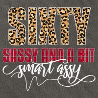Sixty Sassy And A Bit Smart Assy - Wo 60th Birthday Cotton Canvas Backpack