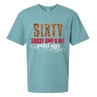 Sixty Sassy And A Bit Smart Assy - Wo 60th Birthday Sueded Cloud Jersey T-Shirt