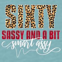 Sixty Sassy And A Bit Smart Assy - Wo 60th Birthday Sueded Cloud Jersey T-Shirt