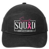 Support Squad Breast Cancer Awareness 7-Panel Snapback Hat