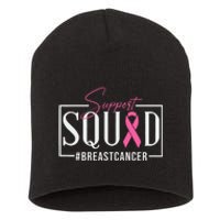 Support Squad Breast Cancer Awareness Short Acrylic Beanie