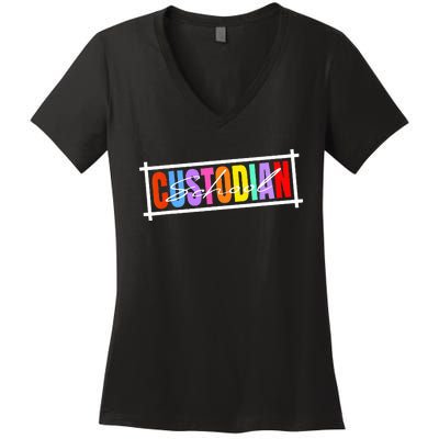 School Secretary Besties Funny School Secretary Women's V-Neck T-Shirt