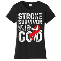 Stroke Survivor By The Grace Of God Stroke Survivor Women's T-Shirt