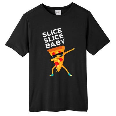 Slice Slice Baby Funny Pizza Lover design Tall Fusion ChromaSoft Performance T-Shirt