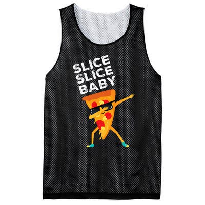 Slice Slice Baby Funny Pizza Lover design Mesh Reversible Basketball Jersey Tank