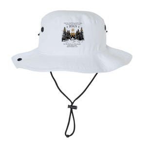 She Shall Bring Forth A Son O Come Let Us Adore Him Legacy Cool Fit Booney Bucket Hat