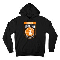 St Sebastian Basketball Dunk Saint Of Sports Athletes Hoodie