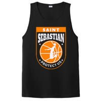 St Sebastian Basketball Dunk Saint Of Sports Athletes PosiCharge Competitor Tank