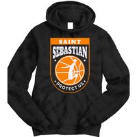 St Sebastian Basketball Dunk Saint Of Sports Athletes Tie Dye Hoodie