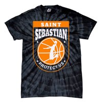 St Sebastian Basketball Dunk Saint Of Sports Athletes Tie-Dye T-Shirt