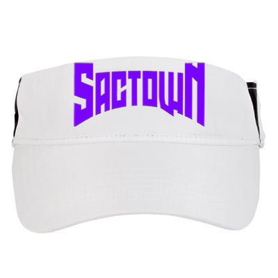 Sactown Sacramento Basketball Adult Drive Performance Visor