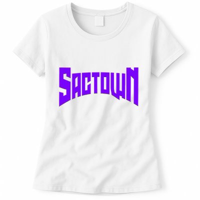 Sactown Sacramento Basketball Womens T-Shirt